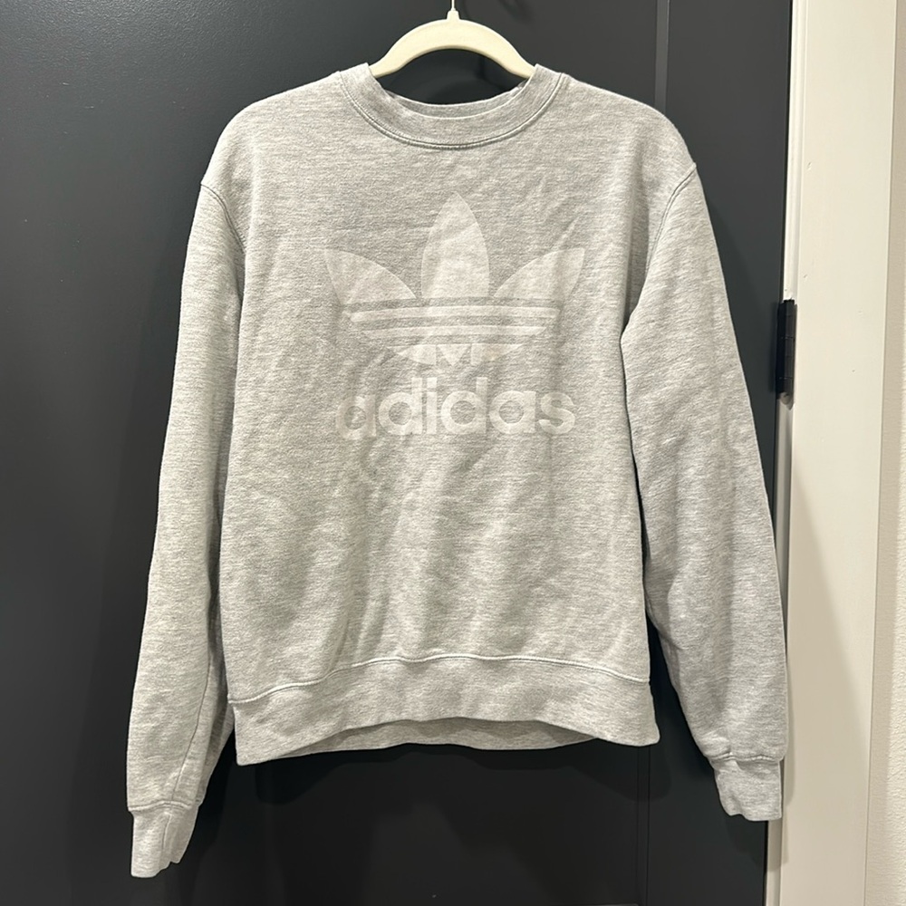 Adidas grey hoodie